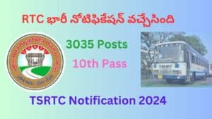 TSRTC Notification 2024