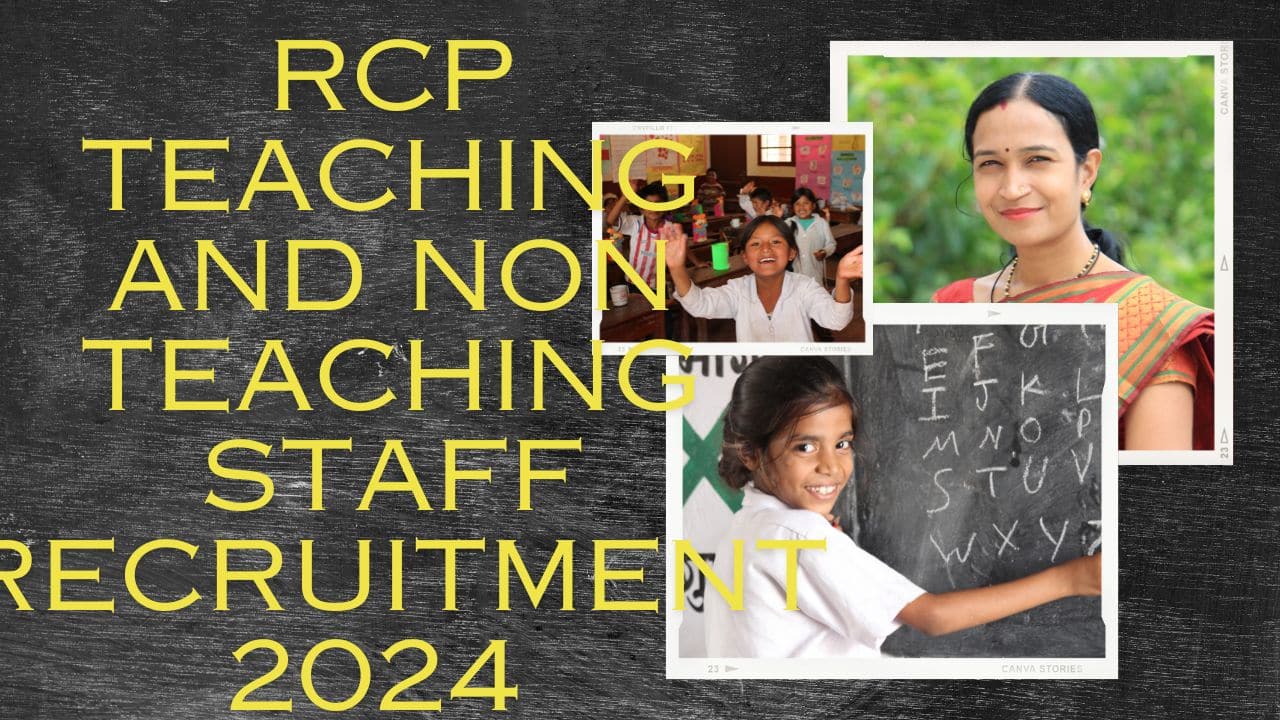 RCP Teaching And Non Teaching Staff Recruitment 2024